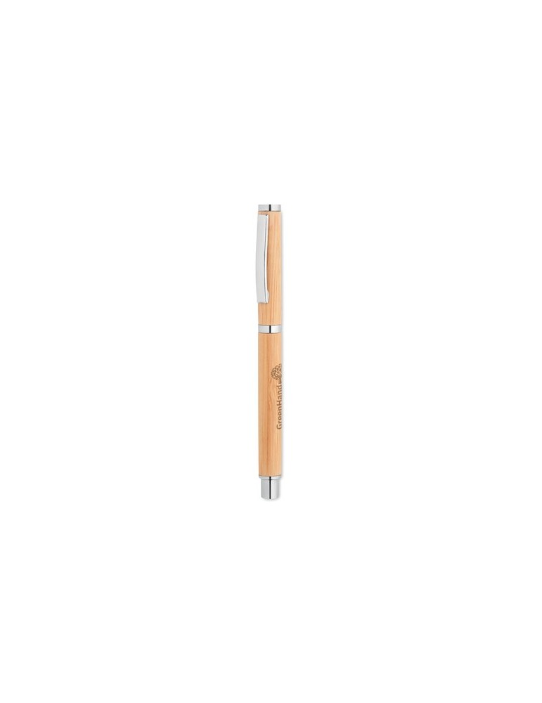 Stylo Gel en Bambou Personnalisé CAIRO | Objets publicitaires