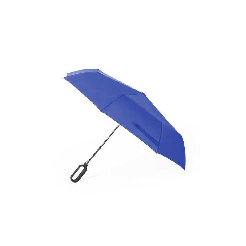 Parapluie Publicitaire Pratique Brosmon Matières : pongée Couleurs : bleu cadeau entreprise pas cher
