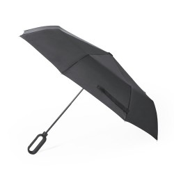 Parapluie Publicitaire Pratique Brosmon Matières : pongée Couleurs : bleu marquage laser ultra précis