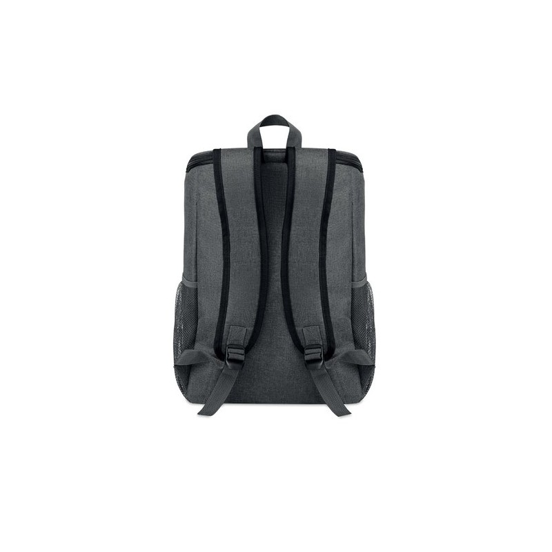Sac pique-nique isotherme  personnalisé en RPET Montecool Matières : PET recyclé Couleurs : noir cadeau entreprise pas cher