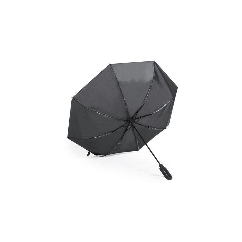 Parapluie Publicitaire Pratique Brosmon Matières : pongée Couleurs : bleu marquage laser ultra précis