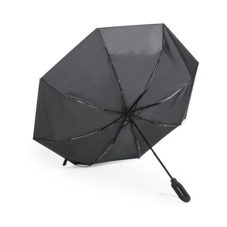 Parapluie Publicitaire Pratique Brosmon Matières : pongée Couleurs : bleu marquage laser ultra précis