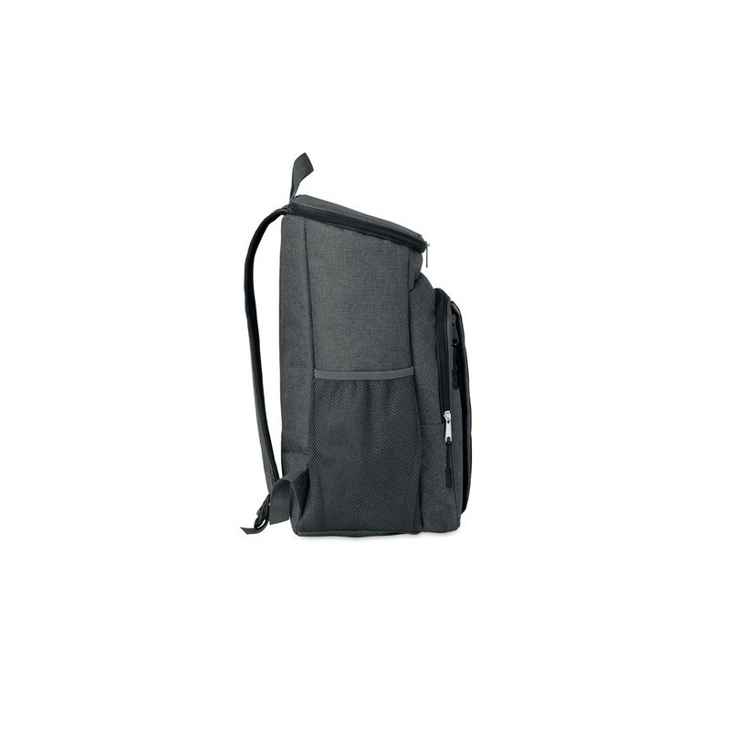 Sac pique-nique isotherme  personnalisé en RPET Montecool Matières : PET recyclé Couleurs : noir impression haute définition