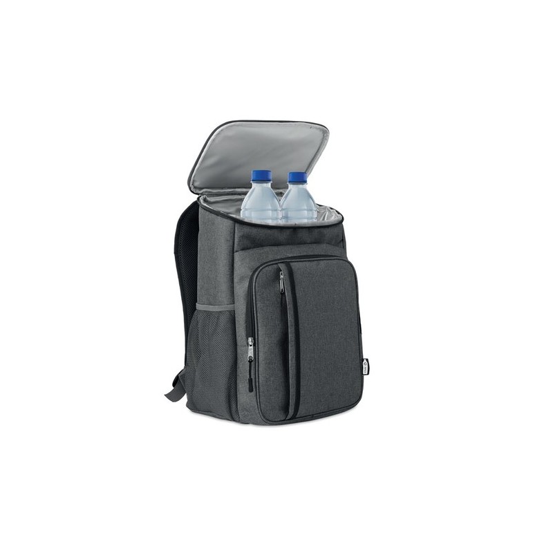 Sac pique-nique isotherme  personnalisé en RPET Montecool Matières : PET recyclé Couleurs : noir personnalisation rapide en Fran