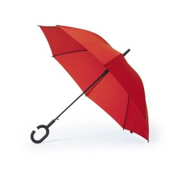Parapluie Pratique et Personnalisable Halrum Matières : polyester Couleurs : blanc impression haute définition