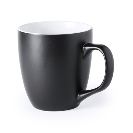 Tasse en Céramique Personnalisable Mabery Matières : céramique Couleurs : noir objet publicitaire robuste