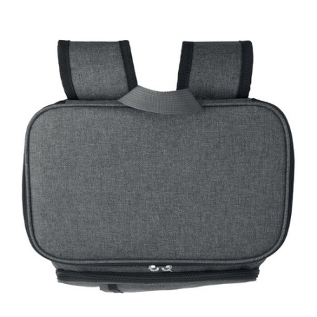 Sac pique-nique isotherme  personnalisé en RPET Montecool Matières : PET recyclé Couleurs : noir goodies personnalisé en stock