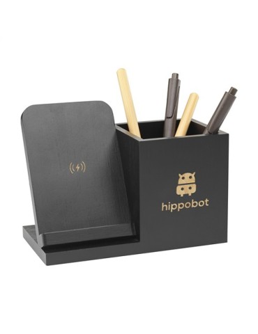 Bamboo Boss 15W support de charge/porte-stylo