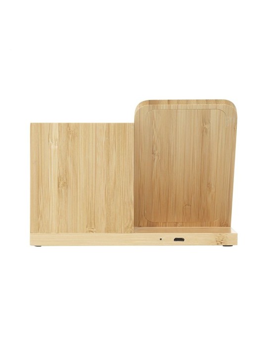 Bamboo Boss 15W support de charge/porte-stylo