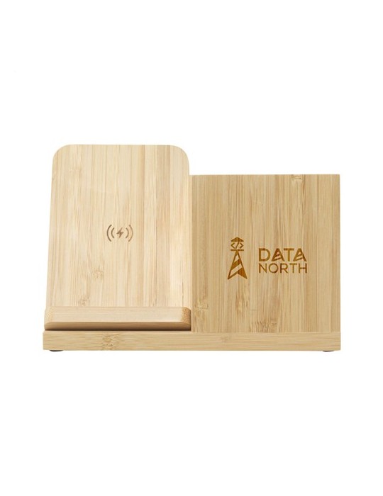 Bamboo Boss 15W support de charge/porte-stylo
