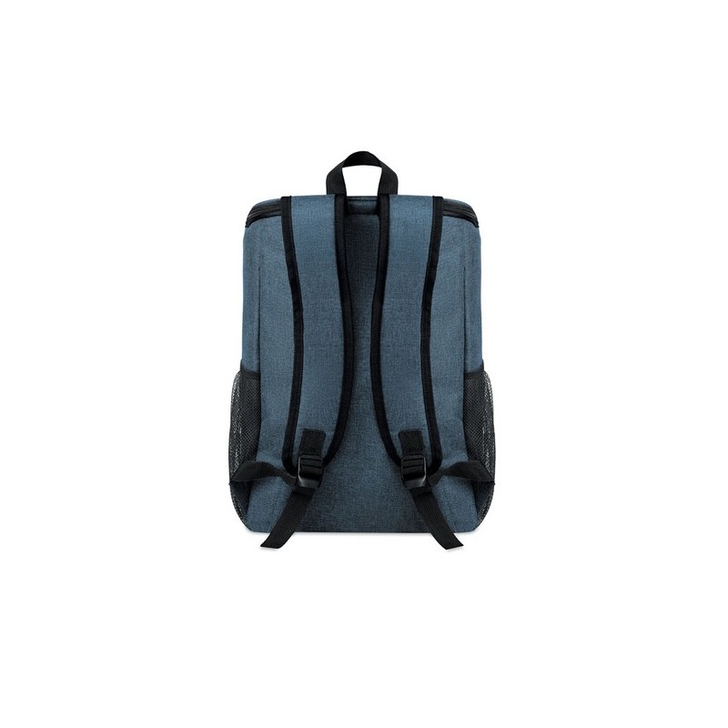 Sac pique-nique isotherme  personnalisé en RPET Montecool Matières : PET recyclé Couleurs : bleu goodies publicitaire événementi