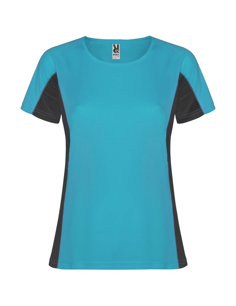T-shirt de sport de 140 g/m² Shanghai à manches courtes pour femme