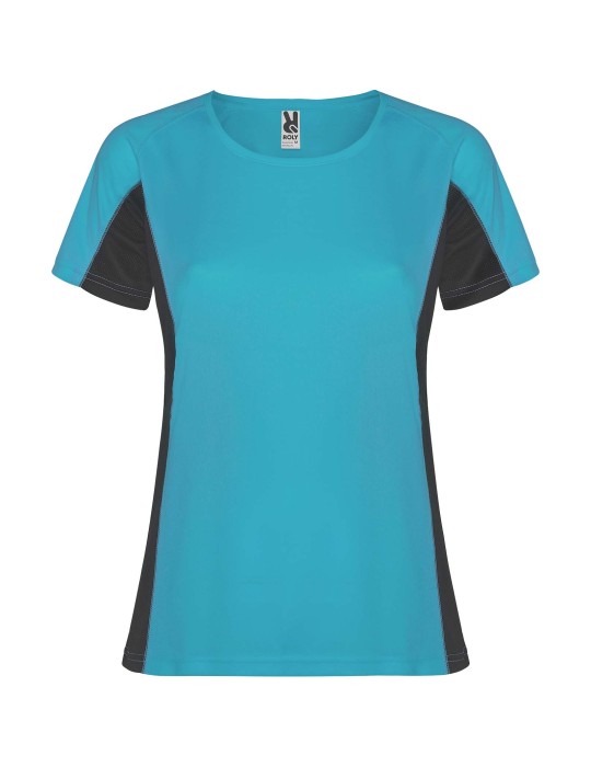 T-shirt de sport de 140 g/m² Shanghai à manches courtes pour femme