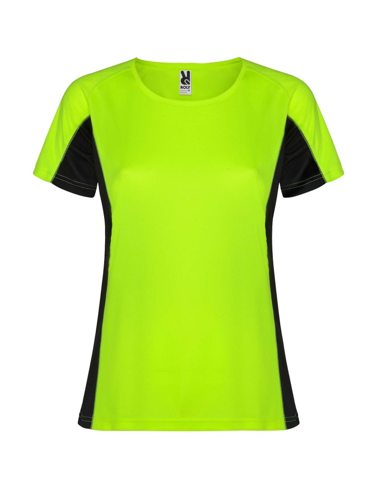 T-shirt de sport de 140 g/m² Shanghai à manches courtes pour femme