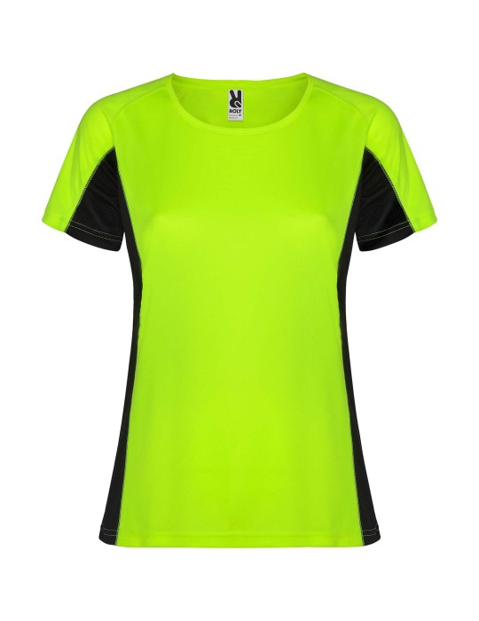 T-shirt de sport de 140 g/m² Shanghai à manches courtes pour femme