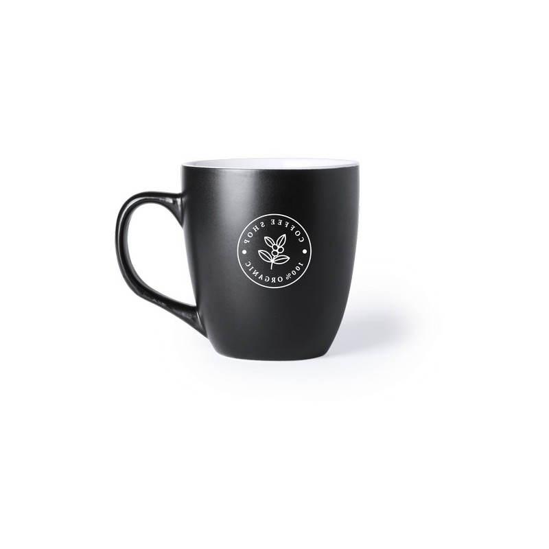 Tasse en Céramique Personnalisable Mabery Matières : céramique Couleurs : bleu impression haute définition