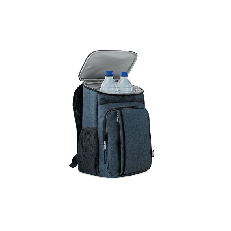 Sac pique-nique isotherme  personnalisé en RPET Montecool Matières : PET recyclé Couleurs : bleu objet promotionnel éco-responsa