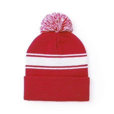 Bonnet Personnalisé Élégant et Confortable Baikof pas cher Matières : acrylique Couleurs : rouge