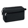 Trousse de toilette  en chanvre | NAIMA COSMETIC Matières : chanvre Couleurs : noir cadeau entreprise pas cher