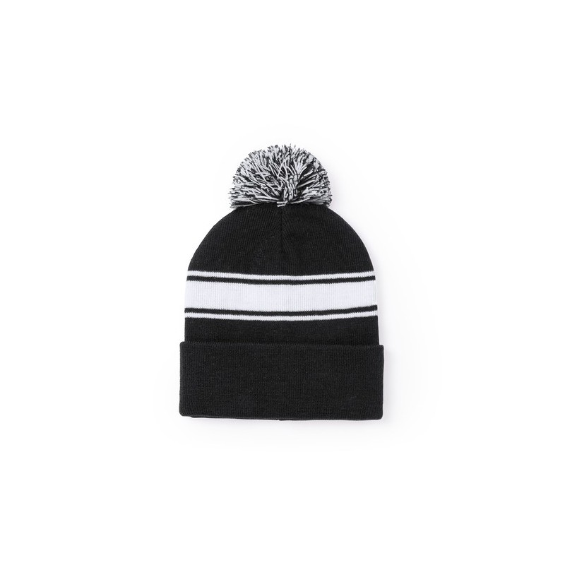 Bonnet Personnalisé Élégant et Confortable Baikof pas cher Matières : acrylique Couleurs : noir goodies publicitaire événementie