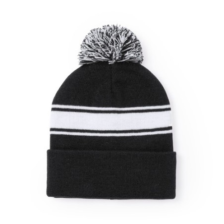 Bonnet Personnalisé Élégant et Confortable Baikof pas cher Matières : acrylique Couleurs : noir goodies publicitaire événementie