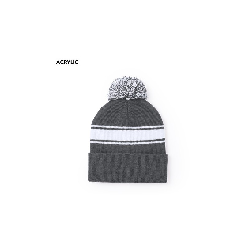 Bonnet Personnalisé Élégant et Confortable Baikof pas cher Matières : acrylique Couleurs : noir personnalisation rapide en Franc