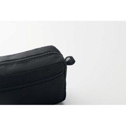 Trousse de toilette  en chanvre | NAIMA COSMETIC Matières : chanvre Couleurs : noir personnalisation rapide en France