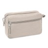 Trousse de toilette  en chanvre | NAIMA COSMETIC Matières : chanvre Couleurs : beige personnalisable avec votre logo