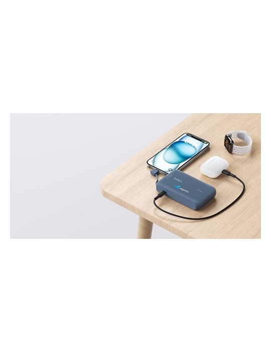 Belkin BoostCharge Power Bank 10K Câble intégré