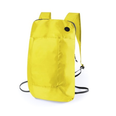 Sac à Dos Pratique Pliable Personnalisé Signal Matières : polyester Couleurs : vert marquage couleur éclatante