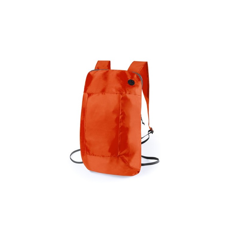 Sac à Dos Pratique Pliable Personnalisé Signal Matières : polyester Couleurs : vert objet promotionnel éco-responsable