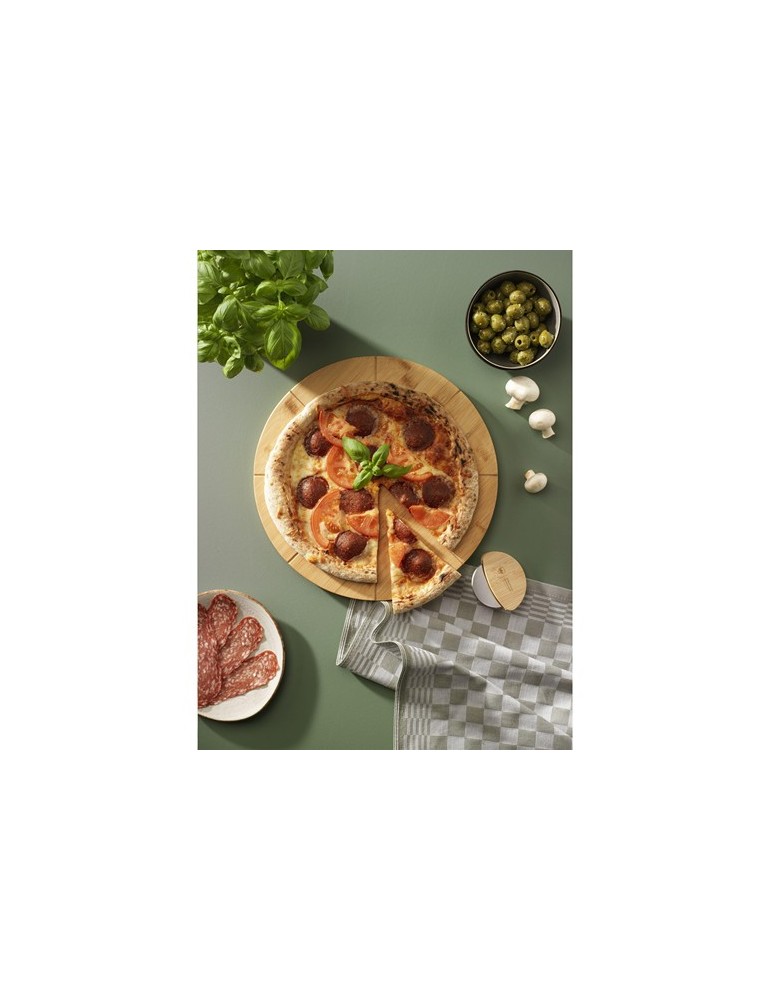 Cortello Bamboo Pizza Cutter couteau à pizza