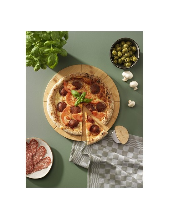 Cortello Bamboo Pizza Cutter couteau à pizza