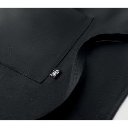 Tablier  en chanvre personnalisé | Élégance et praticité pas cher NAIMA APRON Matières : chanvre Couleurs : noir cadeau collabor