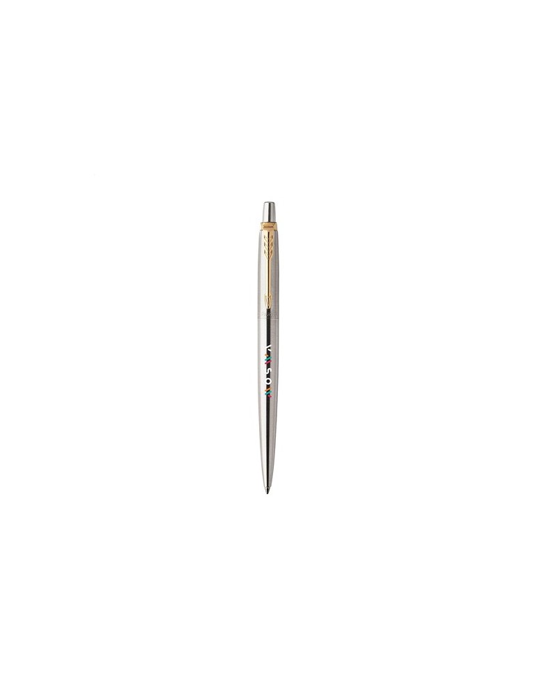 Parker Jotter Stylo recyclé en acier inox - bleu