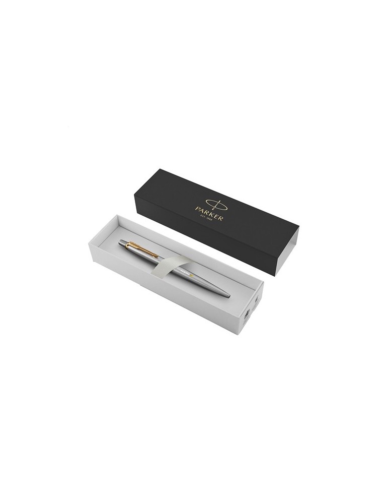 Parker Jotter Stylo recyclé en acier inox - bleu