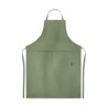 Tablier  en chanvre personnalisé | Élégance et praticité pas cher NAIMA APRON Matières : chanvre Couleurs : vert cadeau entrepri