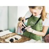Tablier  en chanvre personnalisé | Élégance et praticité pas cher NAIMA APRON Matières : chanvre Couleurs : vert personnalisatio