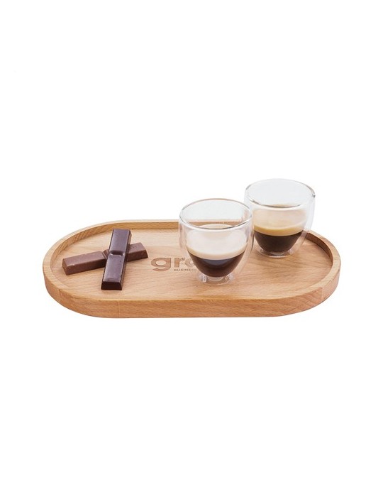 Bowls and Dishes - Bois de hêtre - Plateau de Service Ovale 27 cm