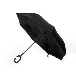 Parapluie Réversible Pratique et Mode Hamfrey Matières : pongée Couleurs : bleu marine 2