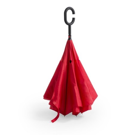 Parapluie Réversible Pratique et Mode Hamfrey Matières : pongée Couleurs : vert objet promo petit budget
