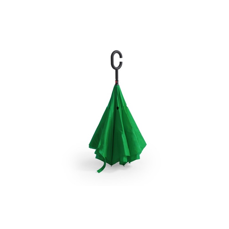 Parapluie Réversible Pratique et Mode Hamfrey Matières : pongée Couleurs : noir personnalisation sur mesure