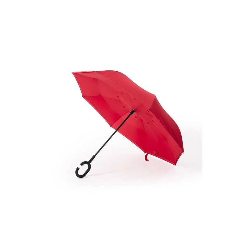 Parapluie Réversible Pratique et Mode Hamfrey Matières : pongée Couleurs : bleu personnalisable avec votre logo