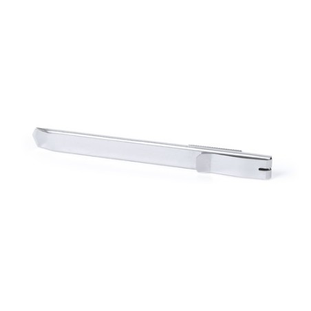 Cutter Pratique Personnalisé pour Bureau Fainel pas cher Matières : acier inoxydable Couleurs : argenté personnalisable avec vot