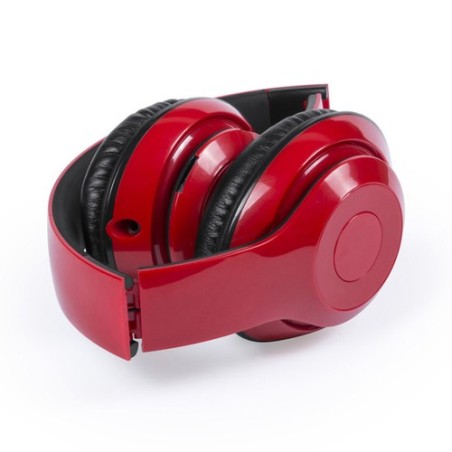 Écouteurs Bluetooth Audio Éco-responsables et Personnalisés pas cher - Legolax Couleurs : rouge marquage couleur éclatante