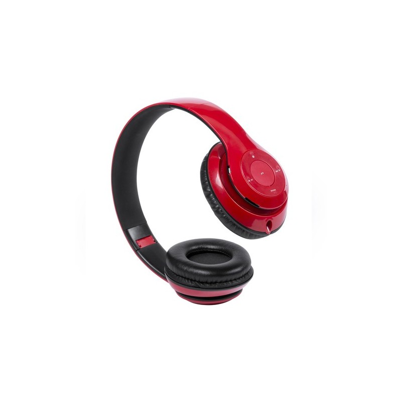 Écouteurs Bluetooth Audio Éco-responsables et Personnalisés pas cher - Legolax Couleurs : rouge goodies personnalisé en stock
