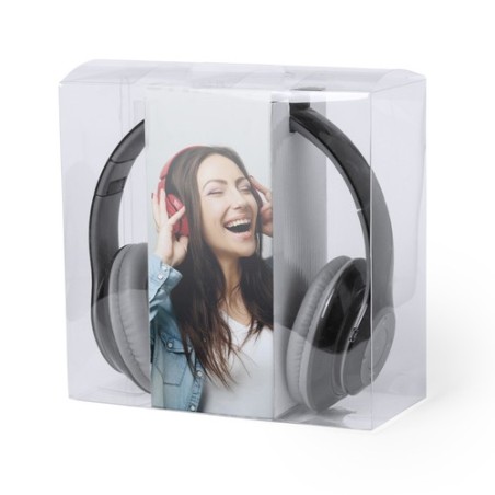 Écouteurs Bluetooth Audio Éco-responsables et Personnalisés pas cher - Legolax Couleurs : rouge goodies entreprise design