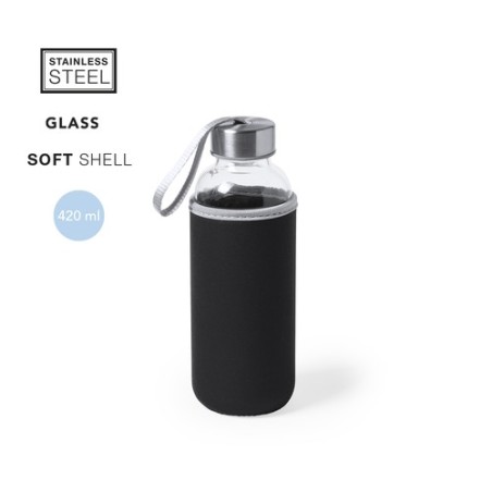 Gourde Personnalisée Éco-responsable pour le Sport - Dokath Matières : acier inoxydable Couleurs : bleu personnalisable avec vot