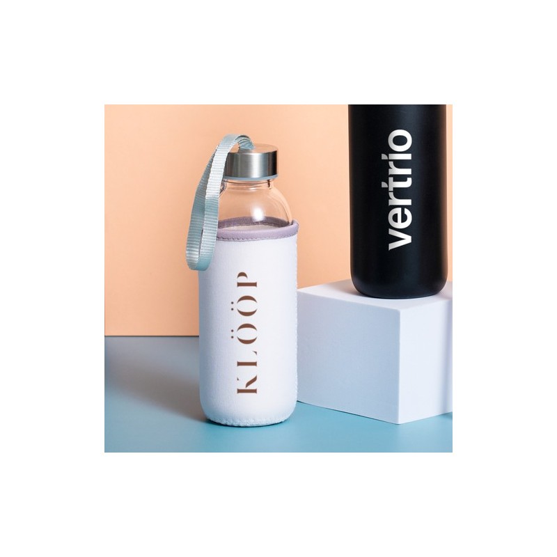 Gourde Personnalisée Éco-responsable pour le Sport - Dokath Matières : acier inoxydable Couleurs : bleu goodies publicitaire évé