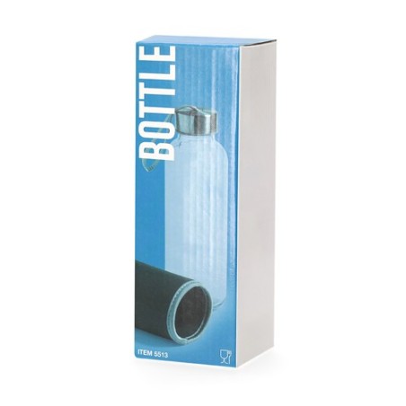 Gourde Personnalisée Éco-responsable pour le Sport - Dokath Matières : acier inoxydable Couleurs : bleu impression logo haute qu